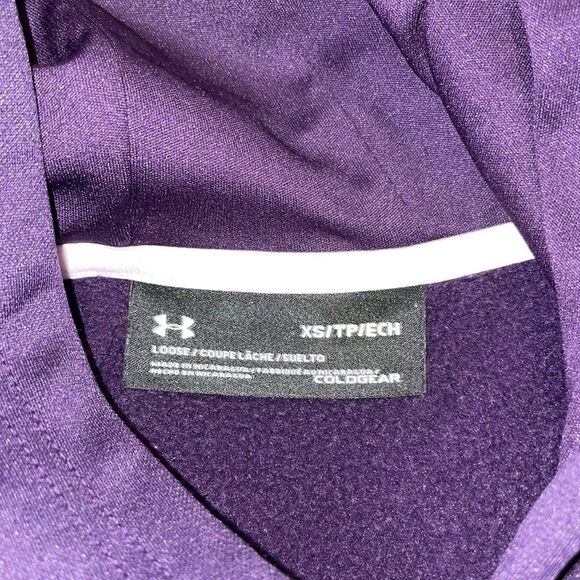Under Armor hoodie! SizeXS! Purple! 100%polyester! Very breathable! EUC! - Picture 4 of 5